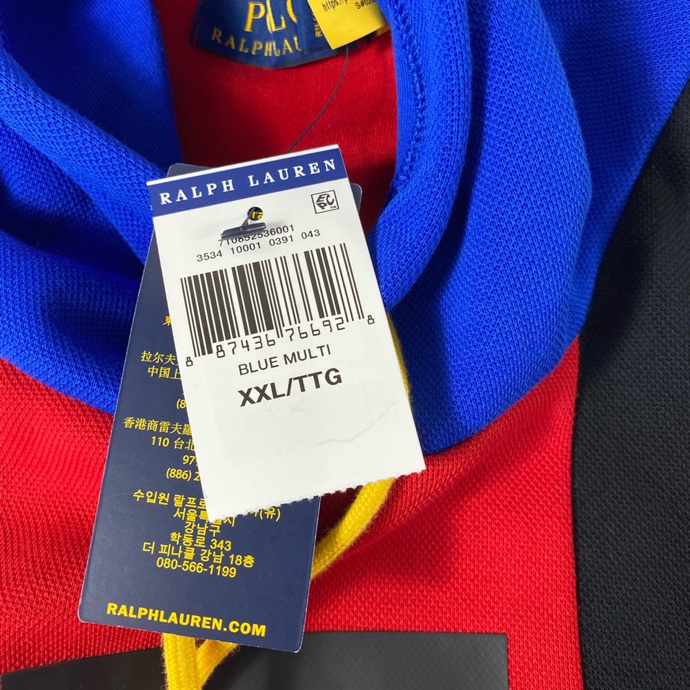 Polo Ralph Lauren 1967 Colorblock Mesh Hoodie - Picture 8 of 11